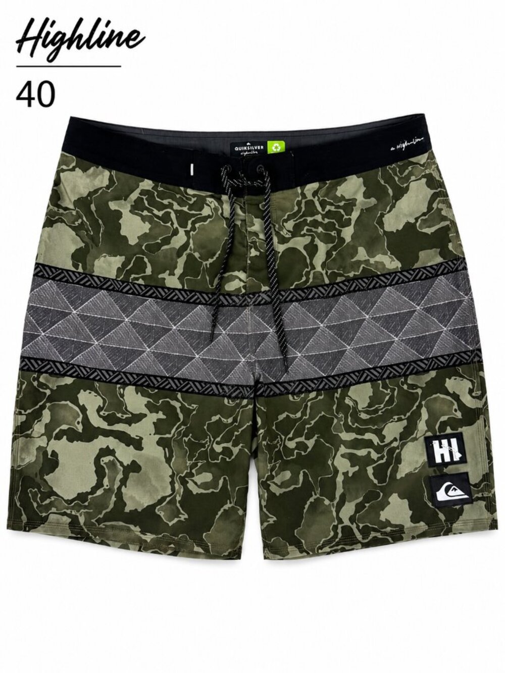 Quiksilver 🌊 Highline Enforcer Camo Boardshorts Size 40